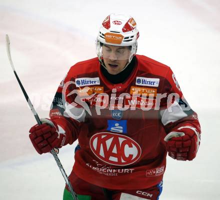 Eishockey ICE Bundesliga.  Winn2day ICE Hockey League. KAC gegen Hydro Fehervar AV 19.   Torjubel Nick Petersen (KAC). Klagenfurt, am 16.1.2026
Foto: Kuess
www.qspictures.net
---
pressefotos, pressefotografie, kuess, qs, qspictures, sport, bild, bilder, bilddatenbank
