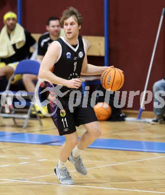 Basketball 2. Liga 2025/2026. Grunddurchgang 15. Runde.  Woerthersee Piraten gegen Vienna United. Marius Witzmann   (Vienna). Klagenfurt, am 24.1.2026
Foto: Kuess
---
pressefotos, pressefotografie, kuess, qs, qspictures, sport, bild, bilder, bilddatenbank