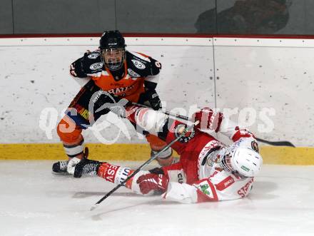 Eishockey AHC Division I.  ESV Ferlach gegen USC Pirates Velden.  Marco Steiner  (Ferlach), Philipp Wohlfahrt  (Velden). Ferlach, am 30.1.2026
Foto: Kuess
www.qspictures.net
---
pressefotos, pressefotografie, kuess, qs, qspictures, sport, bild, bilder, bilddatenbank