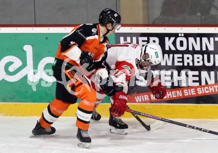 Eishockey AHC Division I.  ESV Ferlach gegen USC Pirates Velden.  Nico Toff  (Ferlach),  Liam Oberrauner  (Velden). Ferlach, am 30.1.2026
Foto: Kuess
www.qspictures.net
---
pressefotos, pressefotografie, kuess, qs, qspictures, sport, bild, bilder, bilddatenbank