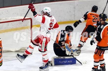Eishockey AHC Division I.  ESV Ferlach gegen USC Pirates Velden.  Torjubel Adis Alagic  (Ferlach). Ferlach, am 30.1.2026
Foto: Kuess
www.qspictures.net
---
pressefotos, pressefotografie, kuess, qs, qspictures, sport, bild, bilder, bilddatenbank