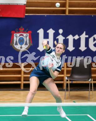 Badminton. Oesterreichische Meisterschaften.  Laura Hasenbichler.   Klagenfurt, am 30.1.2026
Foto: Kuess
www.qspictures.net
---
pressefotos, pressefotografie, kuess, qs, qspictures, sport, bild, bilder, bilddatenbank