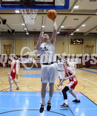 Basketball 2. Liga 2025/2026. Grunddurchgang 16. Runde.  KOS Celovec gegen Upper Austrian Ballers.  Jernej Andolsek Heine   (KOS),   Klagenfurt, am 31.1.2026
Foto: Kuess
---
pressefotos, pressefotografie, kuess, qs, qspictures, sport, bild, bilder, bilddatenbank