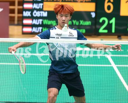 Badminton. Oesterreichische Meisterschaften.   Simon Yu Xuan Wang.   Klagenfurt, am 30.1.2026
Foto: Kuess
www.qspictures.net
---
pressefotos, pressefotografie, kuess, qs, qspictures, sport, bild, bilder, bilddatenbank
