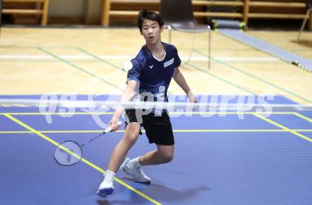 Badminton. Oesterreichische Meisterschaften.  Martin Zhang.  Klagenfurt, am 30.1.2026
Foto: Kuess
www.qspictures.net
---
pressefotos, pressefotografie, kuess, qs, qspictures, sport, bild, bilder, bilddatenbank