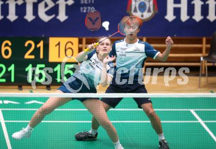 Badminton. Oesterreichische Meisterschaften.  Laura Hasenbichler,  Simon Yu Xuan Wang     Klagenfurt, am 30.1.2026
Foto: Kuess
www.qspictures.net
---
pressefotos, pressefotografie, kuess, qs, qspictures, sport, bild, bilder, bilddatenbank