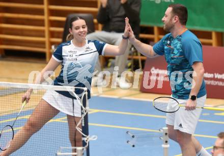 Badminton. Oesterreichische Meisterschaften.  Denise Hofer, Lukas Mayrhauser.   Klagenfurt, am 30.1.2026
Foto: Kuess
www.qspictures.net
---
pressefotos, pressefotografie, kuess, qs, qspictures, sport, bild, bilder, bilddatenbank