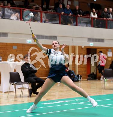 Badminton. Oesterreichische Meisterschaften.  Laura Hasenbichler.   Klagenfurt, am 30.1.2026
Foto: Kuess
www.qspictures.net
---
pressefotos, pressefotografie, kuess, qs, qspictures, sport, bild, bilder, bilddatenbank