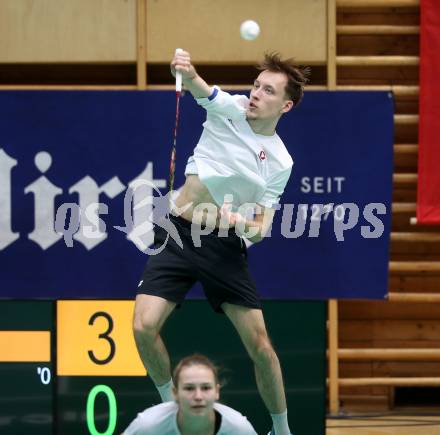 Badminton. Oesterreichische Meisterschaften.  Kai Niederhuber.    Klagenfurt, am 30.1.2026
Foto: Kuess
www.qspictures.net
---
pressefotos, pressefotografie, kuess, qs, qspictures, sport, bild, bilder, bilddatenbank