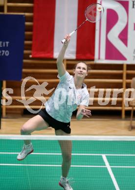 Badminton. Oesterreichische Meisterschaften. Anna Hagspiel.    Klagenfurt, am 30.1.2026
Foto: Kuess
www.qspictures.net
---
pressefotos, pressefotografie, kuess, qs, qspictures, sport, bild, bilder, bilddatenbank
