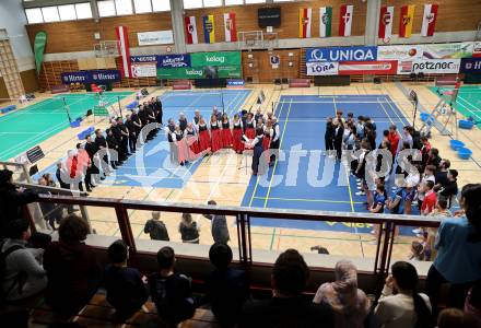 Badminton. Oesterreichische Meisterschaften.  Eroeffnung.     Klagenfurt, am 30.1.2026
Foto: Kuess
www.qspictures.net
---
pressefotos, pressefotografie, kuess, qs, qspictures, sport, bild, bilder, bilddatenbank