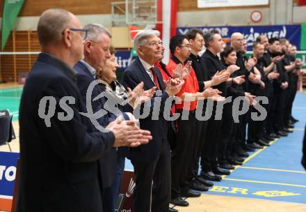 Badminton. Oesterreichische Meisterschaften.  Eroeffnung.     Klagenfurt, am 30.1.2026
Foto: Kuess
www.qspictures.net
---
pressefotos, pressefotografie, kuess, qs, qspictures, sport, bild, bilder, bilddatenbank