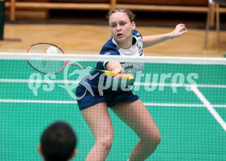 Badminton. Oesterreichische Meisterschaften.  Laura Hasenbichler.     Klagenfurt, am 30.1.2026
Foto: Kuess
www.qspictures.net
---
pressefotos, pressefotografie, kuess, qs, qspictures, sport, bild, bilder, bilddatenbank