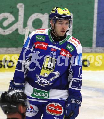 Eishockey ICE Bundesliga.  Winn2day ICE Hockey League. VSV gegen Olimpija Ljubljana. Brett Budgell   (VSV). Klagenfurt, am 1.2..2026
Foto: Kuess
www.qspictures.net
---
pressefotos, pressefotografie, kuess, qs, qspictures, sport, bild, bilder, bilddatenbank