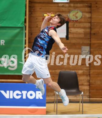 Badminton. Oesterreichische Meisterschaften.   Felix Steinwender.    Klagenfurt, am 30.1.2026
Foto: Kuess
www.qspictures.net
---
pressefotos, pressefotografie, kuess, qs, qspictures, sport, bild, bilder, bilddatenbank