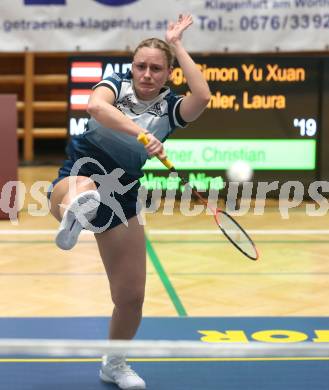 Badminton. Oesterreichische Meisterschaften.  Laura Hasenbichler..    Klagenfurt, am 30.1.2026
Foto: Kuess
www.qspictures.net
---
pressefotos, pressefotografie, kuess, qs, qspictures, sport, bild, bilder, bilddatenbank