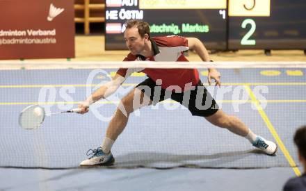 Badminton. Oesterreichische Meisterschaften. Markus Grutschnig.  Klagenfurt, am 30.1.2026
Foto: Kuess
www.qspictures.net
---
pressefotos, pressefotografie, kuess, qs, qspictures, sport, bild, bilder, bilddatenbank