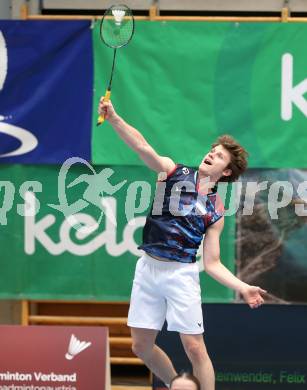 Badminton. Oesterreichische Meisterschaften.   Felix Steinwender.    Klagenfurt, am 30.1.2026
Foto: Kuess
www.qspictures.net
---
pressefotos, pressefotografie, kuess, qs, qspictures, sport, bild, bilder, bilddatenbank