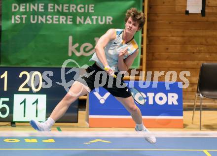 Badminton. Oesterreichische Meisterschaften.  Felix Steinwender.  Klagenfurt, am 30.1.2026
Foto: Kuess
www.qspictures.net
---
pressefotos, pressefotografie, kuess, qs, qspictures, sport, bild, bilder, bilddatenbank