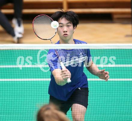 Badminton. Oesterreichische Meisterschaften.  Shangzu Zhan.    Klagenfurt, am 30.1.2026
Foto: Kuess
www.qspictures.net
---
pressefotos, pressefotografie, kuess, qs, qspictures, sport, bild, bilder, bilddatenbank