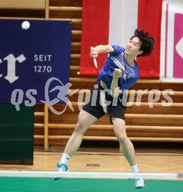 Badminton. Oesterreichische Meisterschaften.  Shanzu Zhan.    Klagenfurt, am 30.1.2026
Foto: Kuess
www.qspictures.net
---
pressefotos, pressefotografie, kuess, qs, qspictures, sport, bild, bilder, bilddatenbank