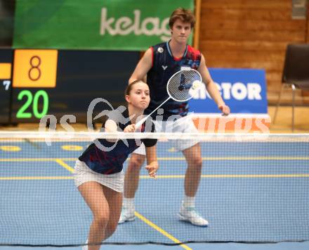 Badminton. Oesterreichische Meisterschaften.  Hanna Gillesberger, Felix Steinwender.    Klagenfurt, am 30.1.2026
Foto: Kuess
www.qspictures.net
---
pressefotos, pressefotografie, kuess, qs, qspictures, sport, bild, bilder, bilddatenbank