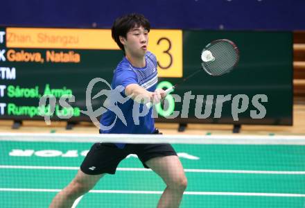 Badminton. Oesterreichische Meisterschaften.  Shangzu Zhan.    Klagenfurt, am 30.1.2026
Foto: Kuess
www.qspictures.net
---
pressefotos, pressefotografie, kuess, qs, qspictures, sport, bild, bilder, bilddatenbank