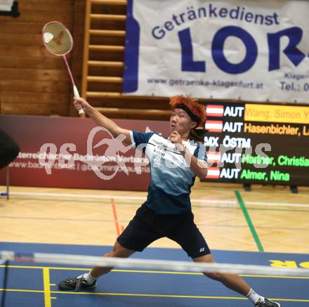 Badminton. Oesterreichische Meisterschaften.  Simon Yu Xuan Wang.    Klagenfurt, am 30.1.2026
Foto: Kuess
www.qspictures.net
---
pressefotos, pressefotografie, kuess, qs, qspictures, sport, bild, bilder, bilddatenbank