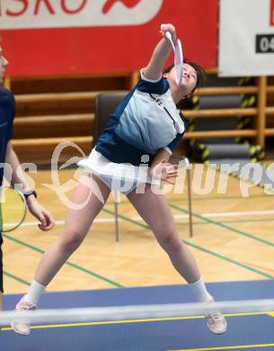 Badminton. Oesterreichische Meisterschaften.  Ziling Zhan.    Klagenfurt, am 30.1.2026
Foto: Kuess
www.qspictures.net
---
pressefotos, pressefotografie, kuess, qs, qspictures, sport, bild, bilder, bilddatenbank