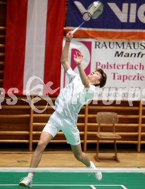 Badminton. Oesterreichische Meisterschaften.  Jakob Mayerhofer..    Klagenfurt, am 30.1.2026
Foto: Kuess
www.qspictures.net
---
pressefotos, pressefotografie, kuess, qs, qspictures, sport, bild, bilder, bilddatenbank