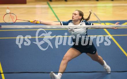 Badminton. Oesterreichische Meisterschaften.   Laura Hasenbichler..    Klagenfurt, am 30.1.2026
Foto: Kuess
www.qspictures.net
---
pressefotos, pressefotografie, kuess, qs, qspictures, sport, bild, bilder, bilddatenbank