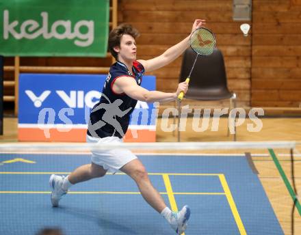 Badminton. Oesterreichische Meisterschaften.  Felix Steinwender.    Klagenfurt, am 30.1.2026
Foto: Kuess
www.qspictures.net
---
pressefotos, pressefotografie, kuess, qs, qspictures, sport, bild, bilder, bilddatenbank