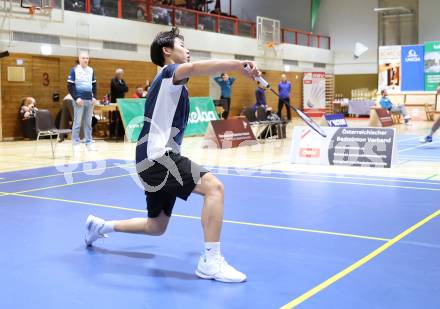 Badminton. Oesterreichische Meisterschaften.  Martin Zhang.  Klagenfurt, am 30.1.2026
Foto: Kuess
www.qspictures.net
---
pressefotos, pressefotografie, kuess, qs, qspictures, sport, bild, bilder, bilddatenbank