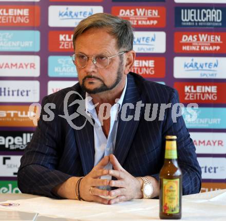 Fussball 2. Liga. Pressekonferenz AK Austria Klagenfurt.  Helmut Kaltenegger. Klagenfurt, am 6.2..2026
Foto: Kuess
www.qspictures.net
---
pressefotos, pressefotografie, kuess, qs, qspictures, sport, bild, bilder, bilddatenbank