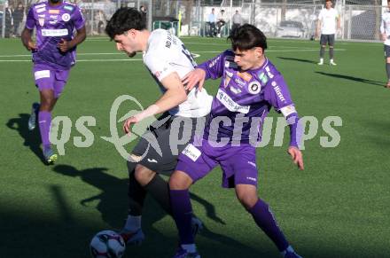 Fussball 2. Liga Testspiel. SK Austria Klagenfurt gegen ND Ilirija.   Armin Karic  (Klagenfurt). Klagenfurt, am 13.2.2026
Foto: Kuess
---
pressefotos, pressefotografie, kuess, qs, qspictures, sport, bild, bilder, bilddatenbank