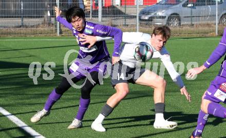 Fussball 2. Liga Testspiel. SK Austria Klagenfurt gegen ND Ilirija.  Rei Okada  (Klagenfurt)). Klagenfurt, am 13.2.2026
Foto: Kuess
---
pressefotos, pressefotografie, kuess, qs, qspictures, sport, bild, bilder, bilddatenbank