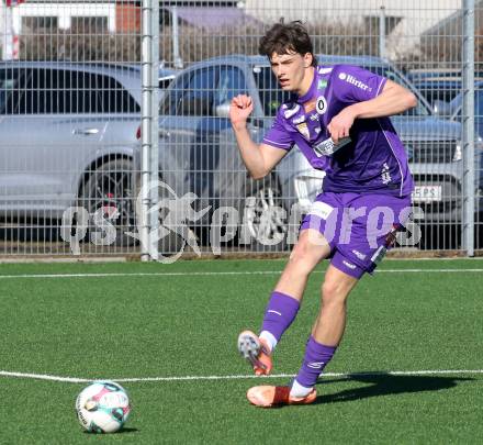 Fussball 2. Liga Testspiel. SK Austria Klagenfurt gegen ND Ilirija. Matteo Kitz   (Klagenfurt).. Klagenfurt, am 13.2.2026
Foto: Kuess
---
pressefotos, pressefotografie, kuess, qs, qspictures, sport, bild, bilder, bilddatenbank