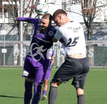 Fussball 2. Liga Testspiel. SK Austria Klagenfurt gegen ND Ilirija.  Bartol Barisic  (Klagenfurt)). Klagenfurt, am 13.2.2026
Foto: Kuess
---
pressefotos, pressefotografie, kuess, qs, qspictures, sport, bild, bilder, bilddatenbank