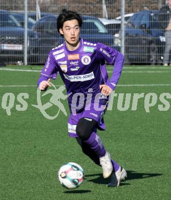 Fussball 2. Liga Testspiel. SK Austria Klagenfurt gegen ND Ilirija.  Rei Okada  (Klagenfurt).. Klagenfurt, am 13.2.2026
Foto: Kuess
---
pressefotos, pressefotografie, kuess, qs, qspictures, sport, bild, bilder, bilddatenbank