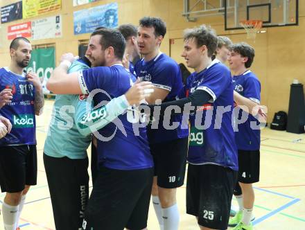 Handball Bundesliga. HLA. SC Ferlach gegen Hard.  Jubel (SCF),   (Hard.  Ferlach, am 14.2.2026.
Foto: Kuess
www.qspictures.net
---
pressefotos, pressefotografie, kuess, qs, qspictures, sport, bild, bilder, bilddatenbank