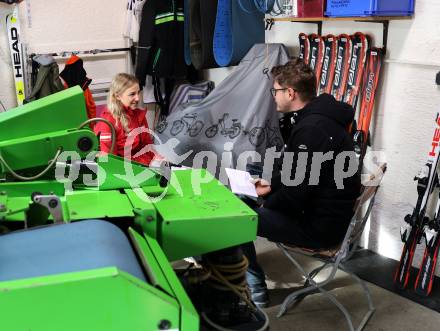 Snowboard. Empfang Silbermedaillengewinnerin bei Olympia Sabine Payer.  Sabine Payer, Stefan Plieschnig. Simonhoehe,  am 15.2.2026.
Foto: Kuess
www.qspictures.net
---
pressefotos, pressefotografie, kuess, qs, qspictures, sport, bild, bilder, bilddatenbank