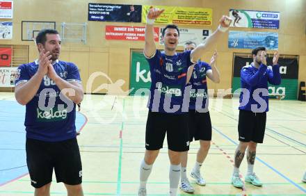 Handball Bundesliga. HLA. SC Ferlach gegen Hard.  Jubel  Toni Perkusic  (SCF),   (Hard.  Ferlach, am 14.2.2026.
Foto: Kuess
www.qspictures.net
---
pressefotos, pressefotografie, kuess, qs, qspictures, sport, bild, bilder, bilddatenbank