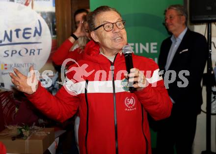 Snowboard. Empfang Silbermedaillengewinnerin bei Olympia Sabine Payer.  Erik Schinegger . Simonhoehe,  am 15.2.2026.
Foto: Kuess
www.qspictures.net
---
pressefotos, pressefotografie, kuess, qs, qspictures, sport, bild, bilder, bilddatenbank