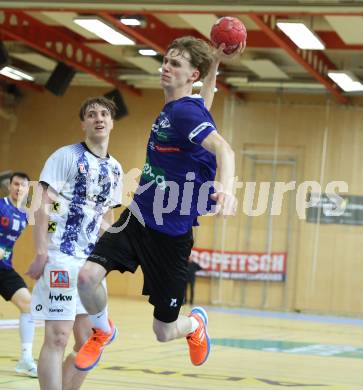 Handball Bundesliga. HLA. SC Ferlach gegen Hard. Markus Kelih  (SCF),   (Hard).  Ferlach, am 14.2.2026.
Foto: Kuess
www.qspictures.net
---
pressefotos, pressefotografie, kuess, qs, qspictures, sport, bild, bilder, bilddatenbank