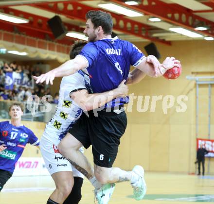 Handball Bundesliga. HLA. SC Ferlach gegen Hard.  Leander Krobath (SCF).  Ferlach, am 14.2.2026.
Foto: Kuess
www.qspictures.net
---
pressefotos, pressefotografie, kuess, qs, qspictures, sport, bild, bilder, bilddatenbank