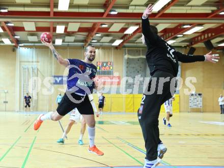 Handball Bundesliga. HLA. SC Ferlach gegen Hard.  Adrian Milicevic (SCF),   (Hard.  Ferlach, am 14.2.2026.
Foto: Kuess
www.qspictures.net
---
pressefotos, pressefotografie, kuess, qs, qspictures, sport, bild, bilder, bilddatenbank