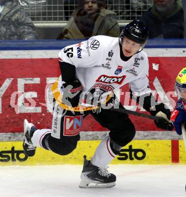 Eishockey ICE Bundesliga.  Winn2day ICE Hockey League. VSV gegen Pioneers Vorarlberg.    Michael Kernberger   (Vorarlberg). Villach, am 22.2.2026.
Foto: Kuess
www.qspictures.net
---
pressefotos, pressefotografie, kuess, qs, qspictures, sport, bild, bilder, bilddatenbank