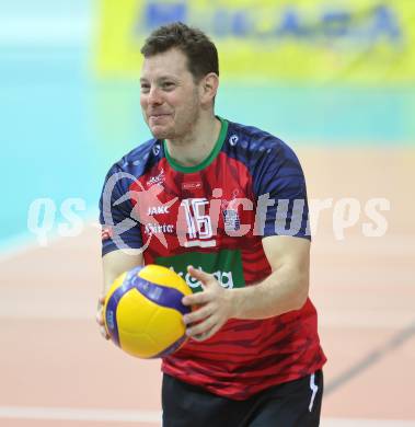 Volleyball.  Austrian Volley League Men.  VBK Kelag Woerther-See-Loewen Klagenfurt gegen SK Zadruga Aich/Dob.   Simon Fruehbauer (Woerthersee-Loewen). Klagenfurt, am 31.1.2026.
Foto: Kuess
www.qspictures.net
---
pressefotos, pressefotografie, kuess, qs, qspictures, sport, bild, bilder, bilddatenbank
