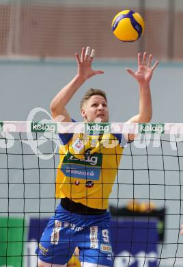 Volleyball.  Austrian Volley League Men.  VBK Kelag Woerther-See-Loewen Klagenfurt gegen SK Zadruga Aich/Dob.   Nicolai Grabmueller   (Aich/Dob). Klagenfurt, am 31.1.2026.
Foto: Kuess
www.qspictures.net
---
pressefotos, pressefotografie, kuess, qs, qspictures, sport, bild, bilder, bilddatenbank