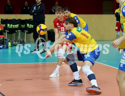 Volleyball.  Austrian Volley League Men.  VBK Kelag Woerther-See-Loewen Klagenfurt gegen SK Zadruga Aich/Dob.   Jan Jirasek  (Aich/Dob). Klagenfurt, am 31.1.2026.
Foto: Kuess
www.qspictures.net
---
pressefotos, pressefotografie, kuess, qs, qspictures, sport, bild, bilder, bilddatenbank